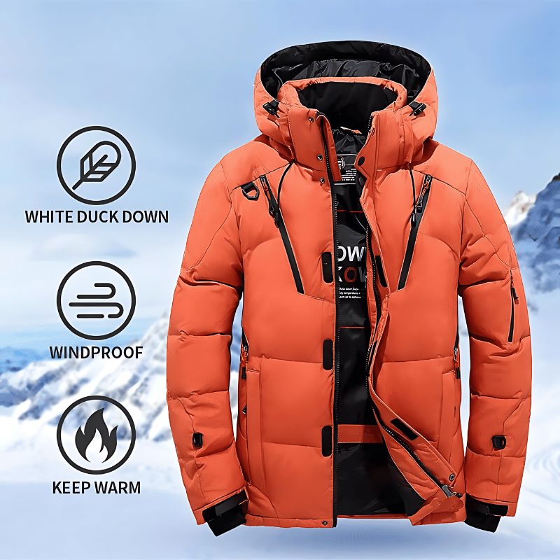 Summit East dunjakke med puffer