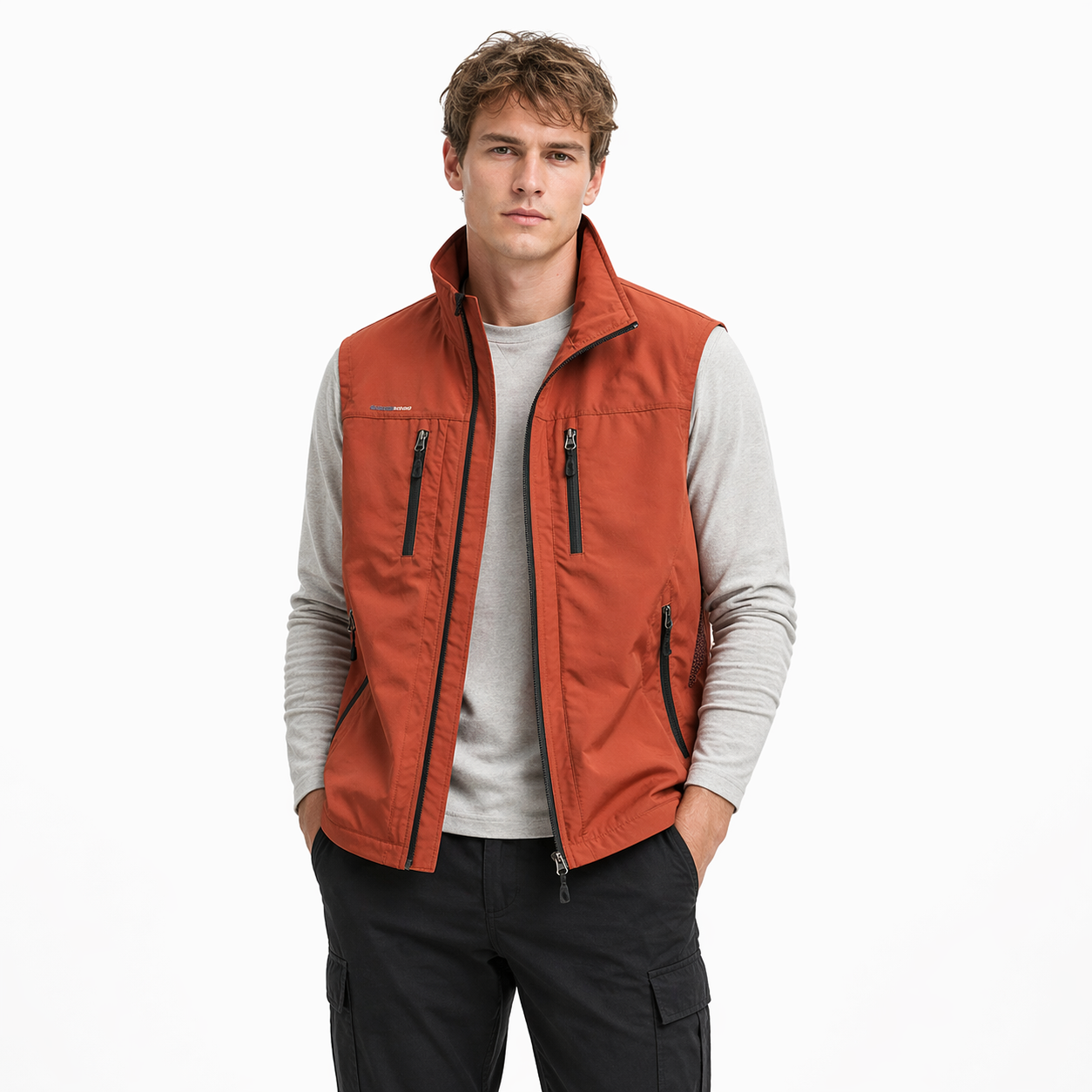 Mesh Vest til Herre – Pustende Multi-lomme Outdoor Vest