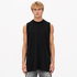 Ermeløs Tank Top til Herre – Oversized High Street Topp i Bomull – Svart