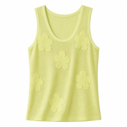 Strikket Camisole til Dame – U-hals &amp; Elegant Sommer Basic