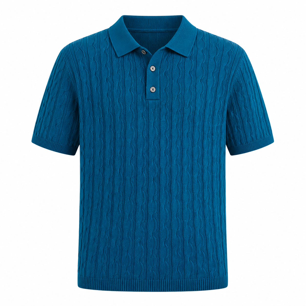 Slim Fit Polo til Herre – Lett og Stretchy Sommerstil med Retro Preg