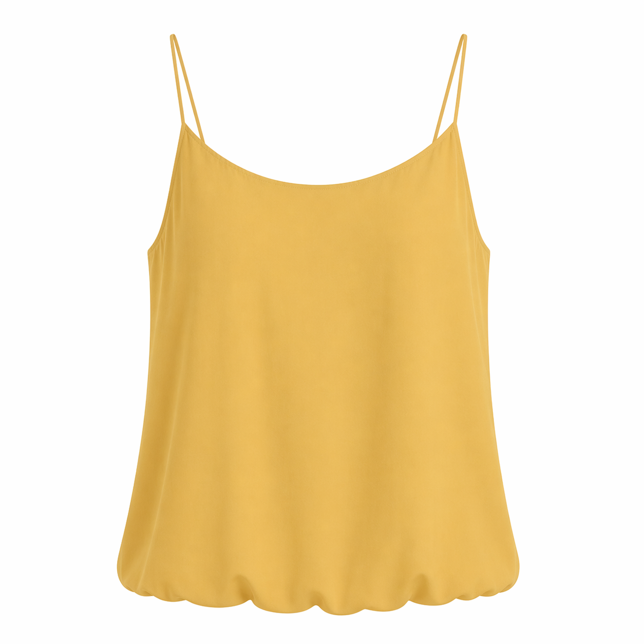 Sateng Camisole til Dame – U-hals &amp; Elegant Spagettistropp Topp