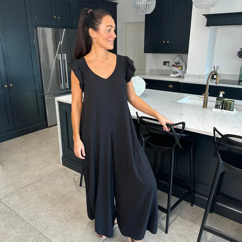 Jasmyn | Comfy Sleeves sommerjumpsuit med færre ermer