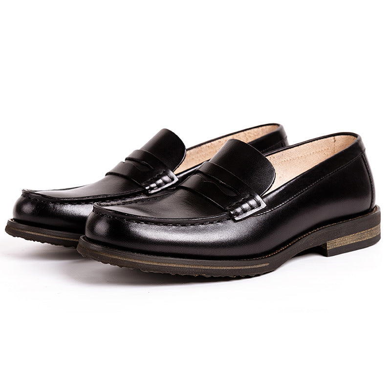 Designer loafers i kuskinn
