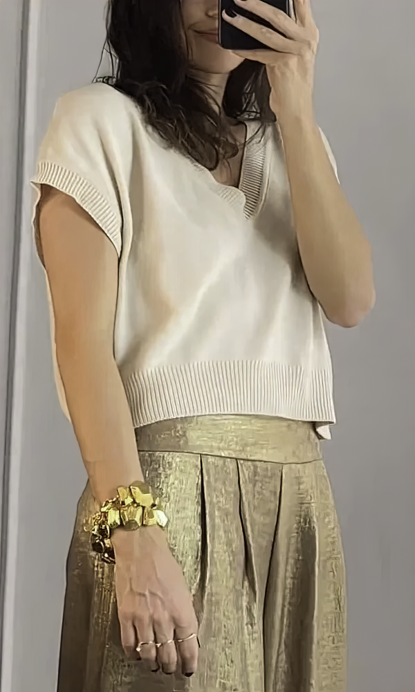 Maelynn | Elegant sett med topp og bukse