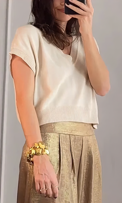 Maelynn | Elegant sett med topp og bukse