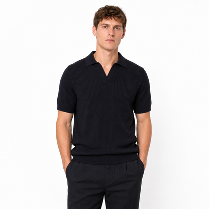 “Old Money” Polo T-skjorte til Herre – Klassisk &amp; Elegant Stil