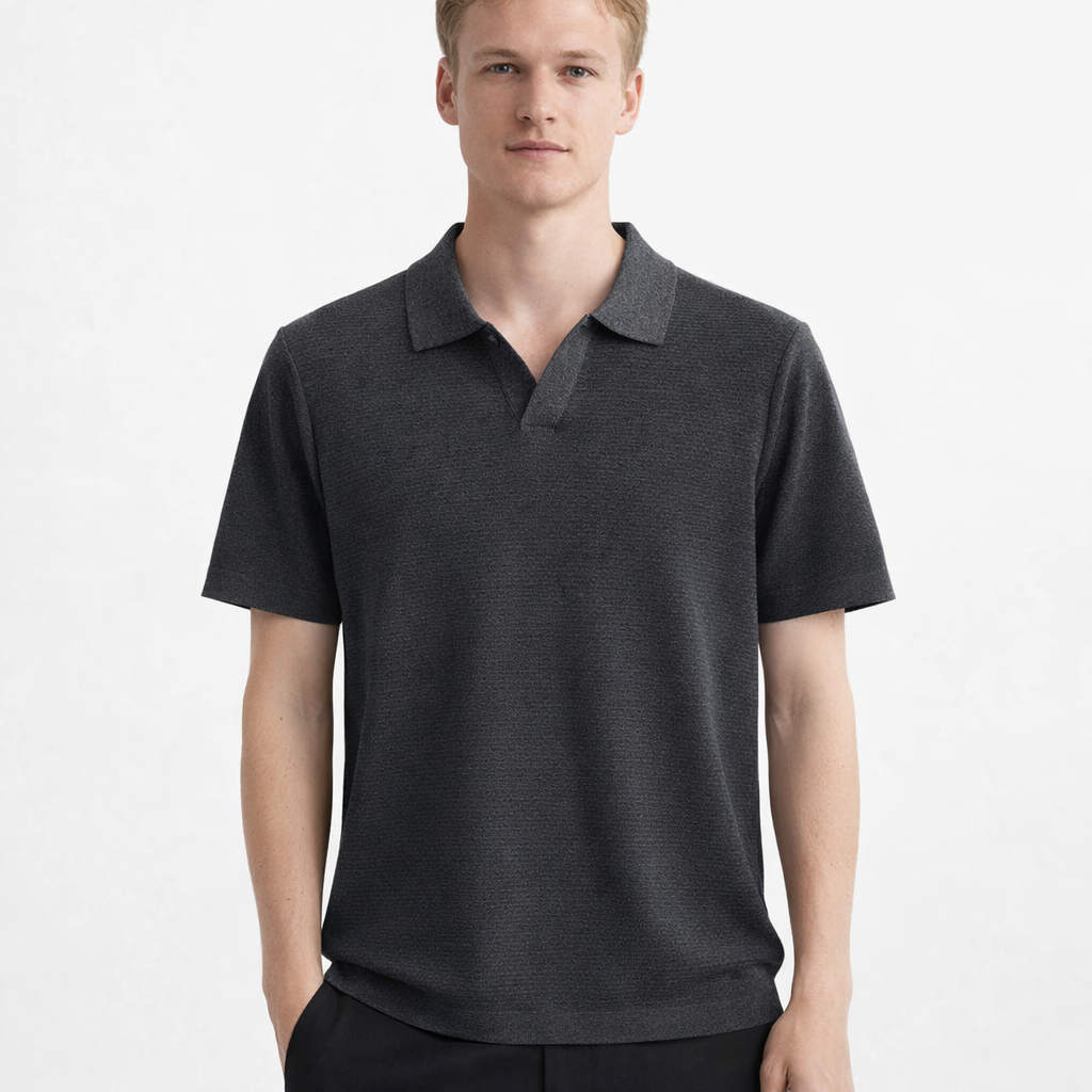 Lyocell Polo T-skjorte til Herre – 100% Lyocell, Lett &amp; Business Casual