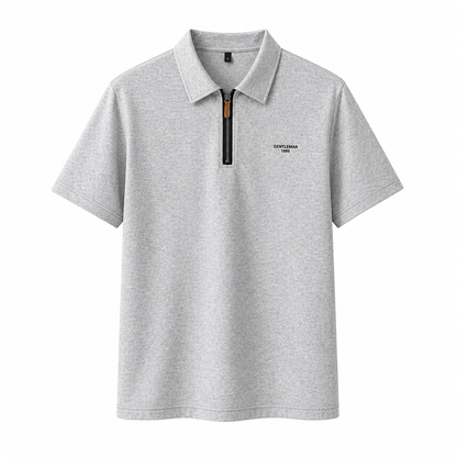 Polo T-skjorte til Herre – Half Placket &amp; Løs Business Casual Stil