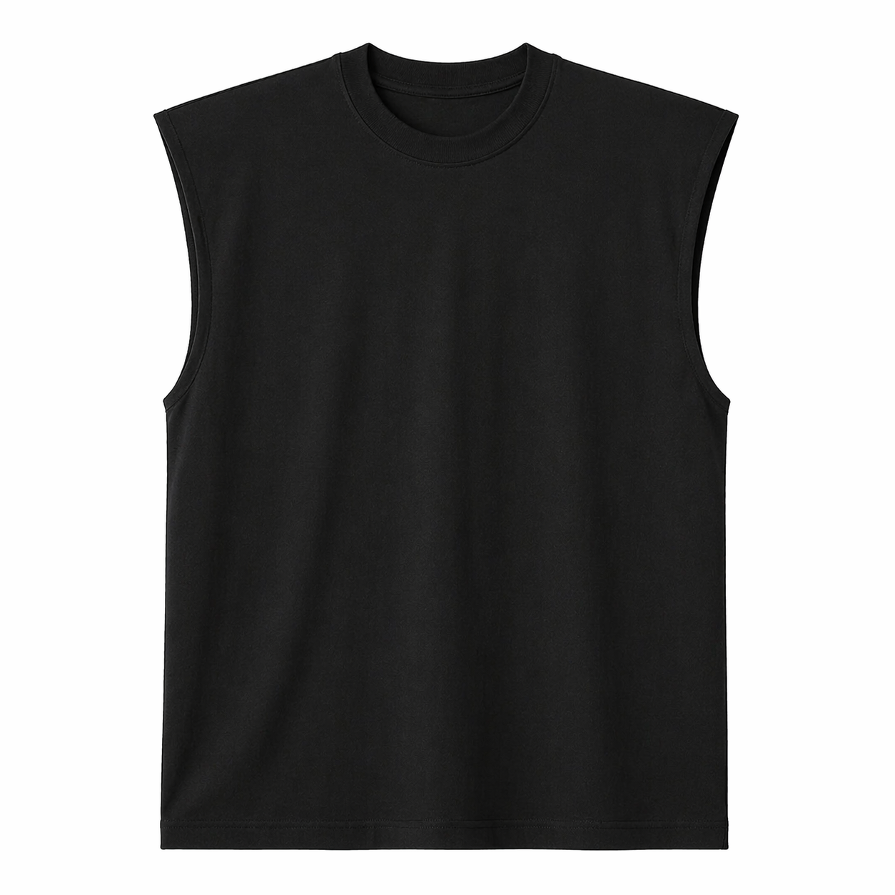 Bomullssinglet til Herre – 100% Bomull, Slim Fit &amp; Perfekt for Trening