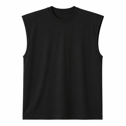Bomullssinglet til Herre – 100% Bomull, Slim Fit &amp; Perfekt for Trening