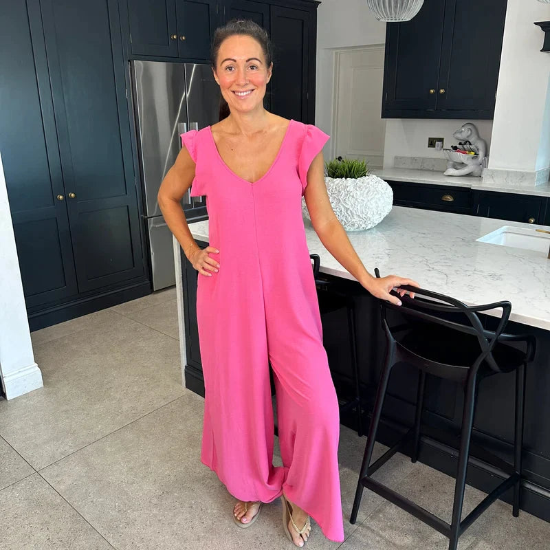 Jasmyn | Comfy Sleeves sommerjumpsuit med færre ermer