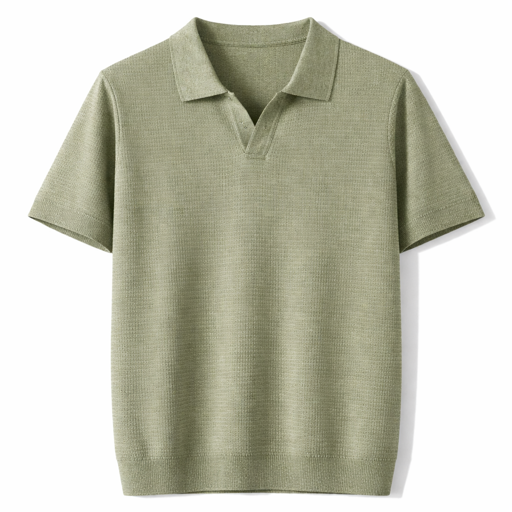 Lyocell Polo T-skjorte til Herre – 100% Lyocell, Lett &amp; Business Casual