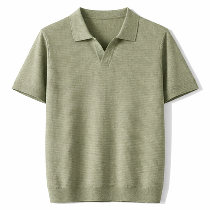 Lyocell Polo T-skjorte til Herre – 100% Lyocell, Lett &amp; Business Casual