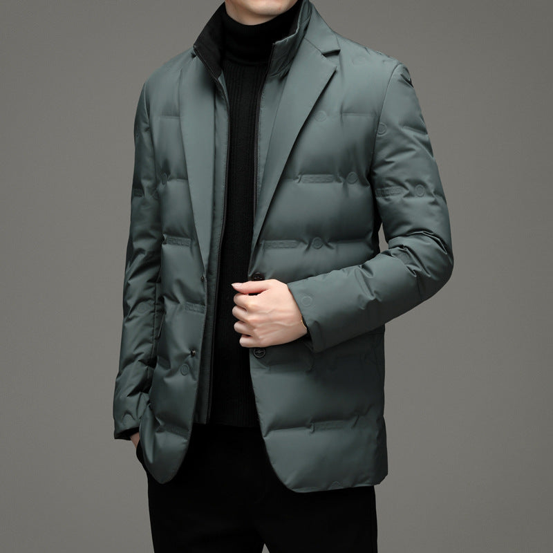 Dundynejakke i dress for menn, business og casual