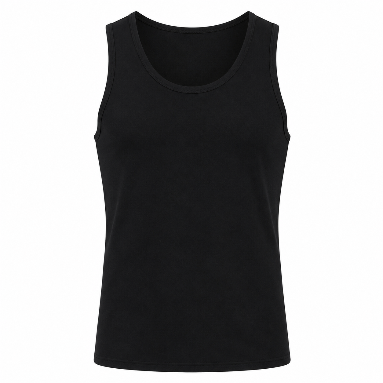 Bomulls Tank Top til Herre – Plus Size Fitness Singlet for Sommer