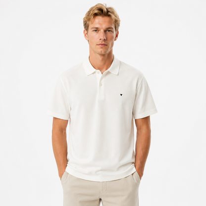 Polo T-skjorte til Herre – Kortermet Pikéskjorte med Brodert Logo