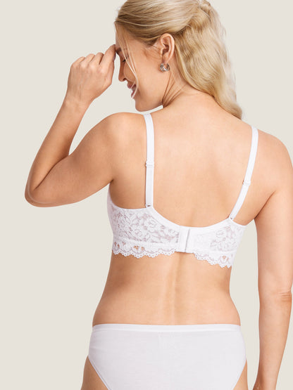 Ammebh i blonde med ekstra støtte – ammebralette uten bøyle