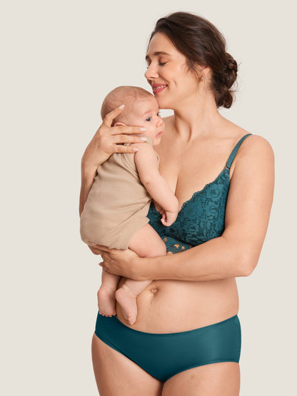 Ammebh i blonde med ekstra støtte – ammebralette uten bøyle