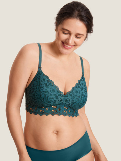 Ammebh i blonde med ekstra støtte – ammebralette uten bøyle