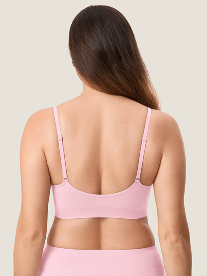 Sømløs ammebh i mykt strikk – ammebralette uten bøyle