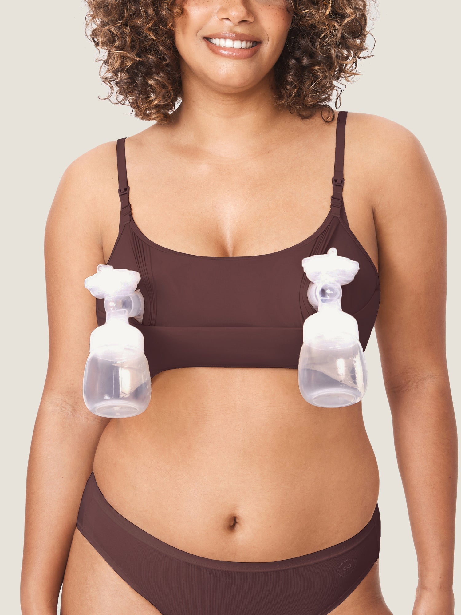 Handsfree pumpe-BH og ammebh i ett – Inbarely® alt-i-ett