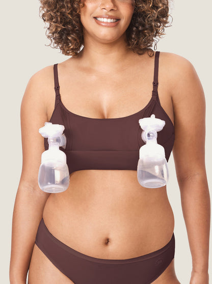 Handsfree pumpe-BH og ammebh i ett – Inbarely® alt-i-ett