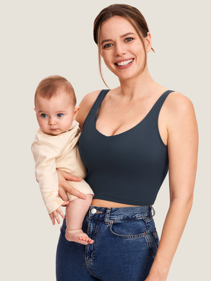 Ammetopp i croptop-modell – Natrelax® ammesinglet med innlegg