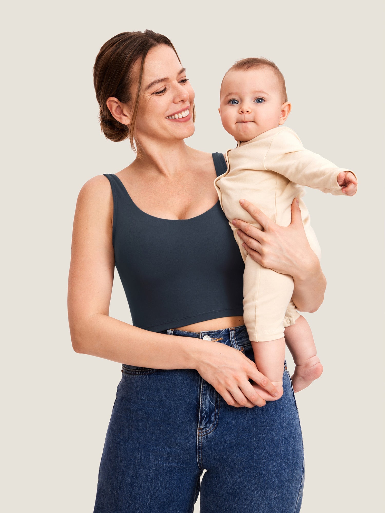 Ammetopp i croptop-modell – Natrelax® ammesinglet med innlegg
