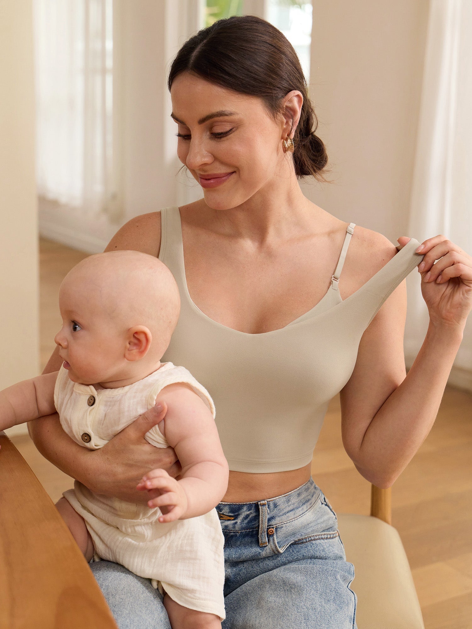 Ammetopp i croptop-modell – Natrelax® ammesinglet med innlegg