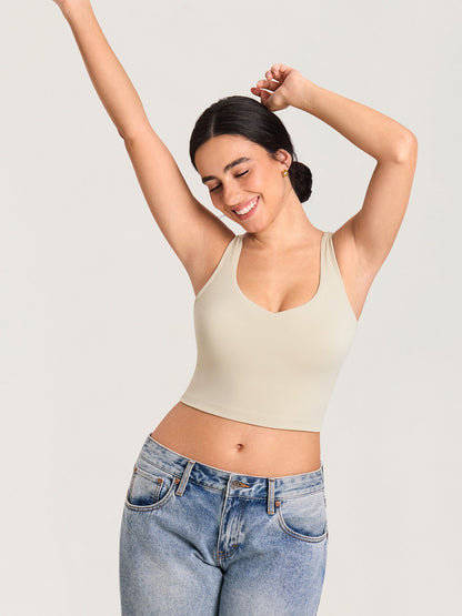 Ammetopp i croptop-modell – Natrelax® ammesinglet med innlegg