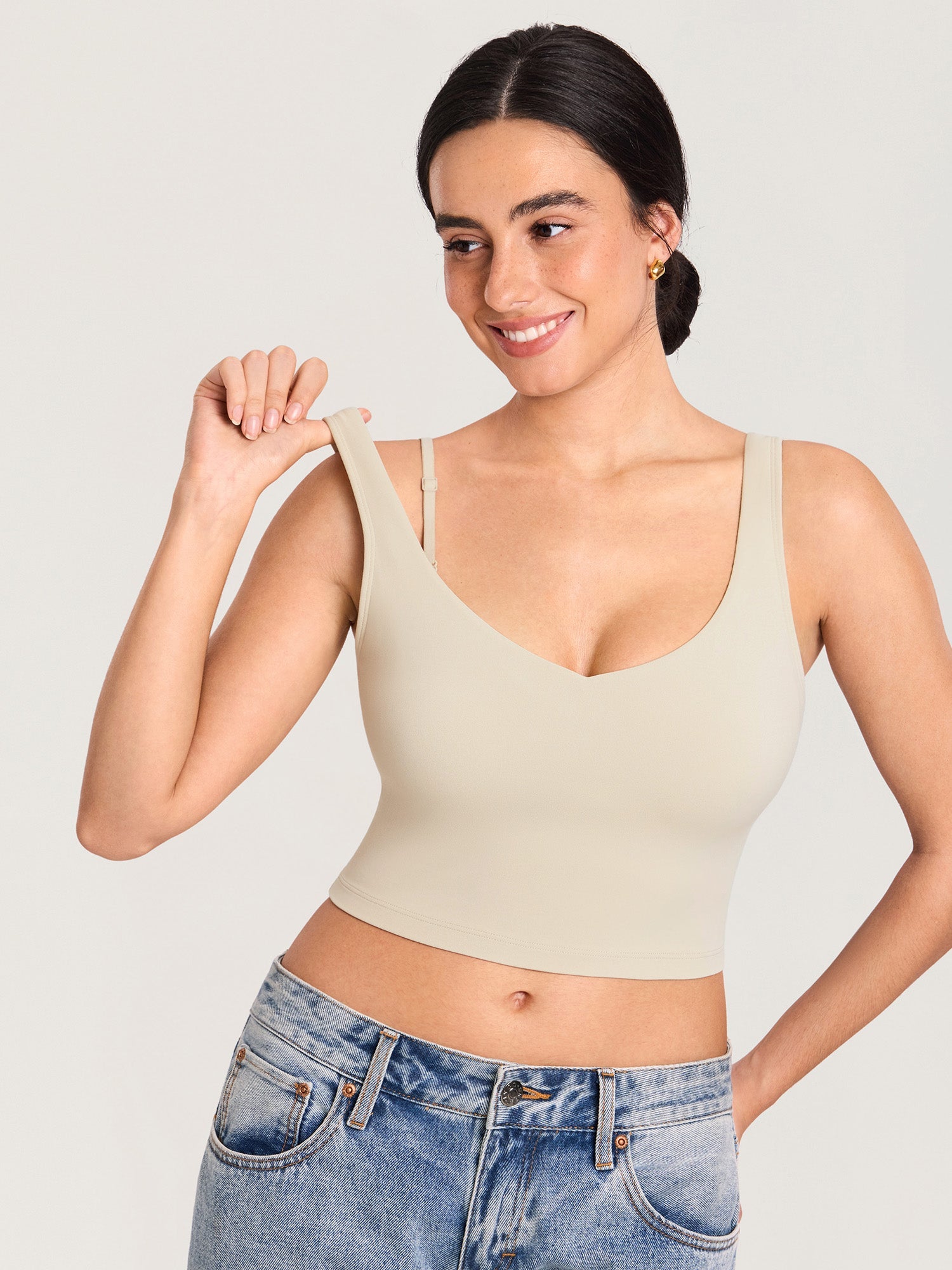 Ammetopp i croptop-modell – Natrelax® ammesinglet med innlegg