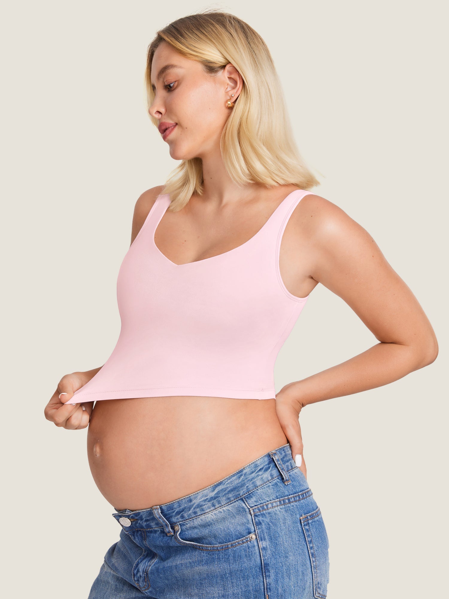 Ammetopp i croptop-modell – Natrelax® ammesinglet med innlegg