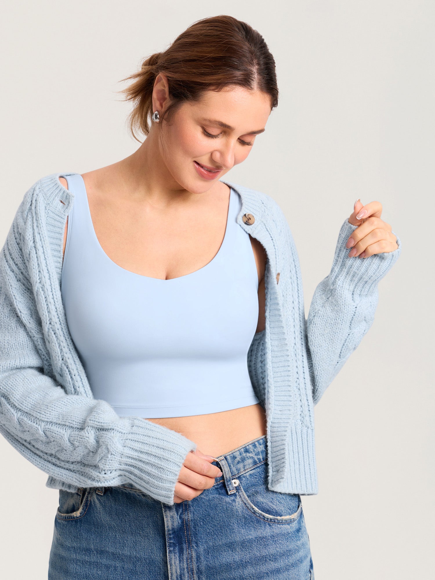 Ammetopp i croptop-modell – Natrelax® ammesinglet med innlegg