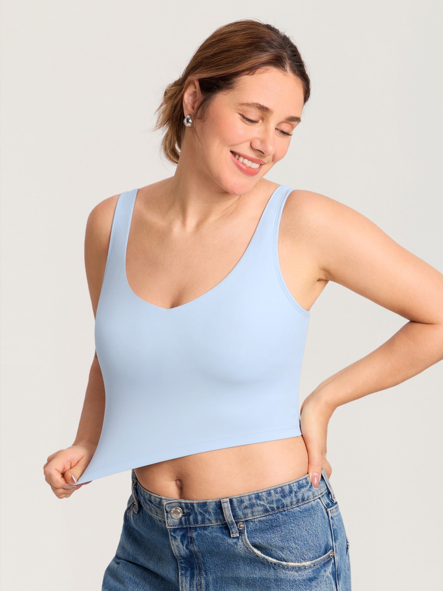 Ammetopp i croptop-modell – Natrelax® ammesinglet med innlegg