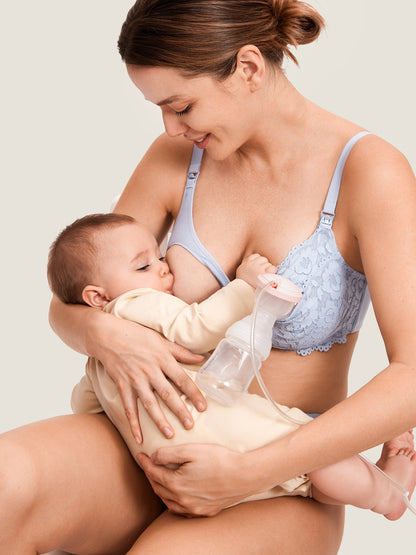 Handsfree pumpe-BH med bomullsfôr – ammebh og pumpe-BH i ett