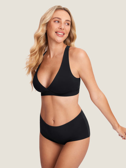 Ammebh med racerback og omslag – sømløs ammebralette Inbarely®