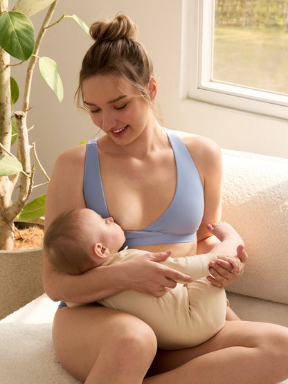 Ammebh med racerback og omslag – sømløs ammebralette Inbarely®