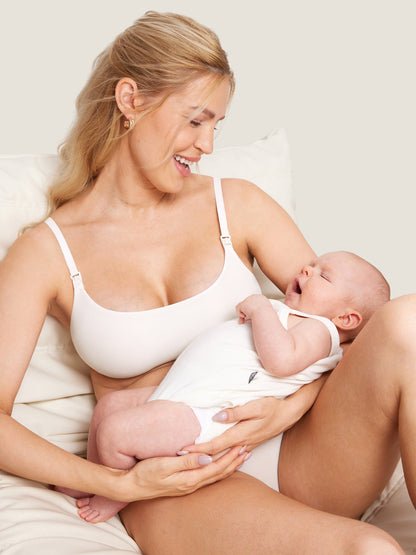 Sømløs ammebh med rund hals – Inbarely® ammebralette uten bøyle
