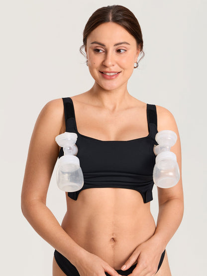 Handsfree pumpe-BH og ammebh i ett med borrelås – Natrelax®