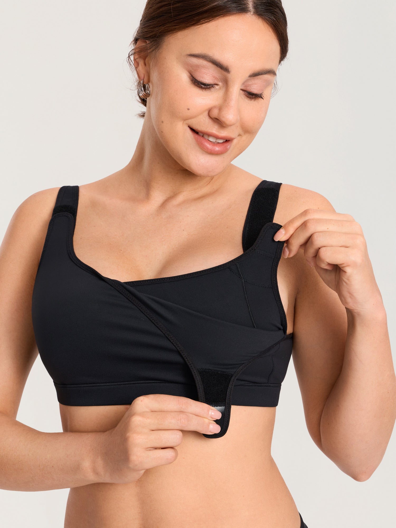 Handsfree pumpe-BH og ammebh i ett med borrelås – Natrelax®