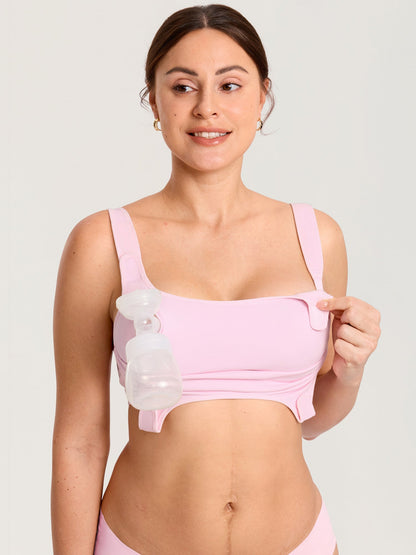 Handsfree pumpe-BH og ammebh i ett med borrelås – Natrelax®