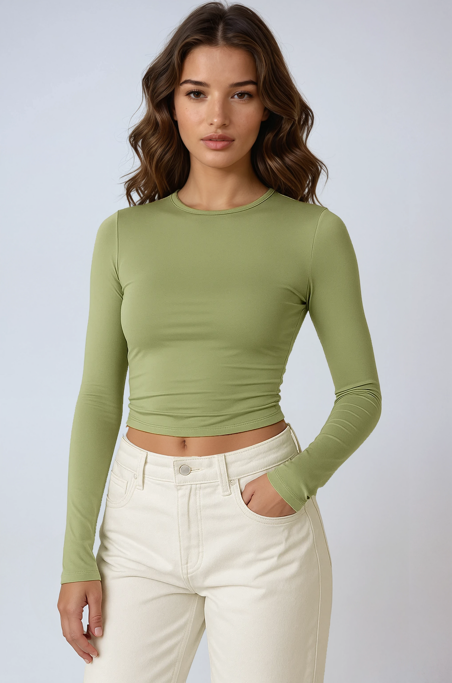 Aria Langermet Stretch Topp