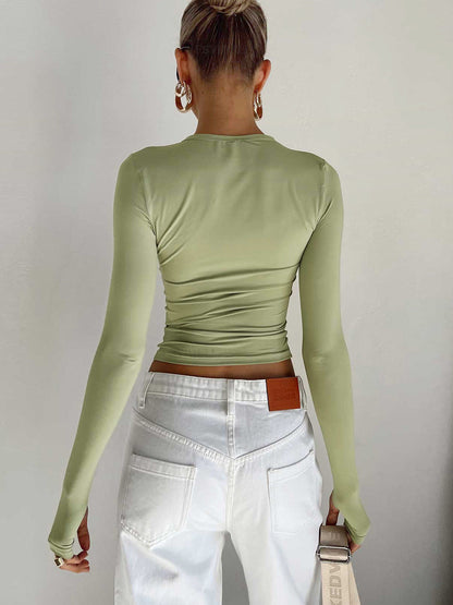 Aria Langermet Stretch Topp