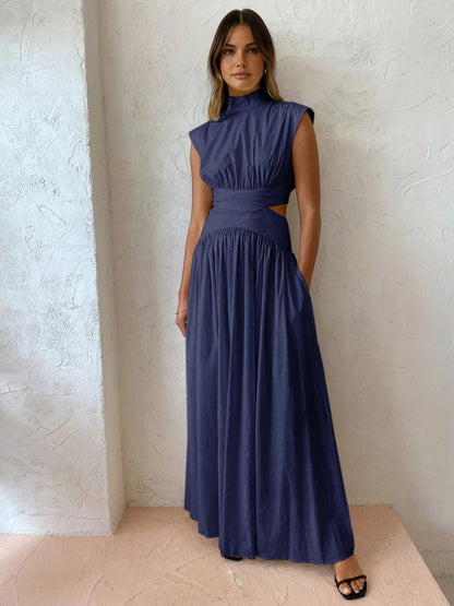 Elegant Ermeløs Formell Anledning Maxi Kjole