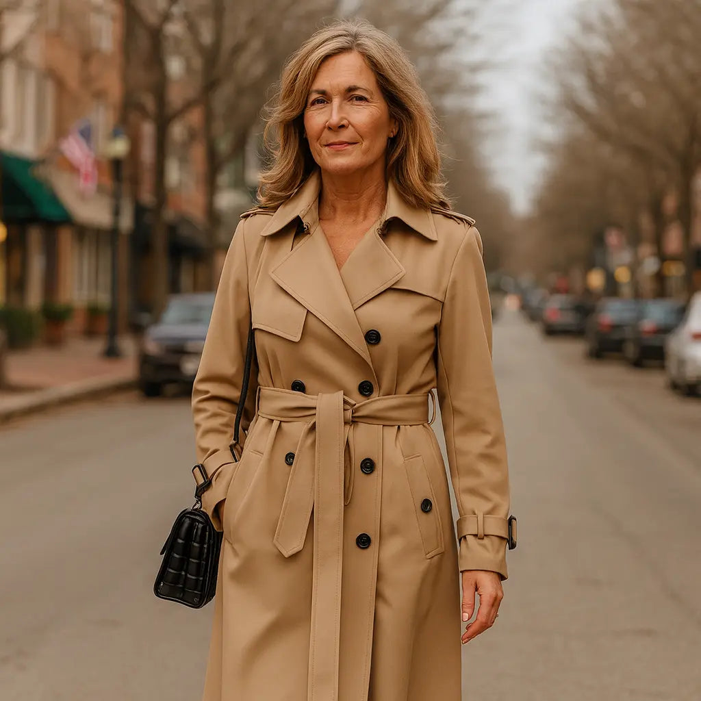 Klaerigo | Stilren trenchcoat