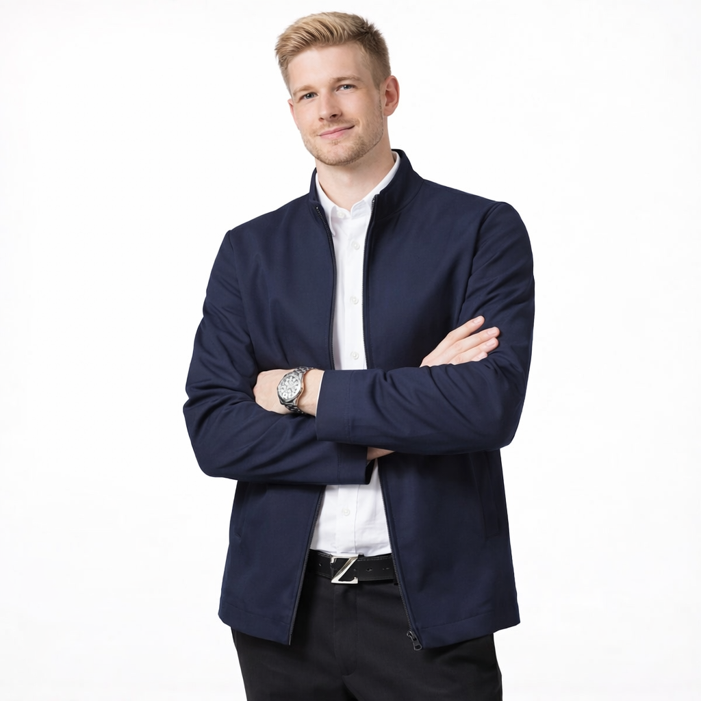 Herre Business Jakke – Elegant &amp; Formell | Luksus Dressjakke til Høst/Vår