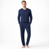 Herrepysjamas i ultrafin Tencel™ Modal – luksuriøst 2-delt loungesett for vår og sommer – Marineblå