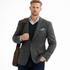 Vintage brun tweed dressjakke til herre – patchwork-design, smart business & bryllup (1-del) – 1 Rosa