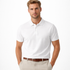 Retro Casual Polo T-skjorte til Herre – 100% Bomull, Kortermet Sommerstil – Hvit